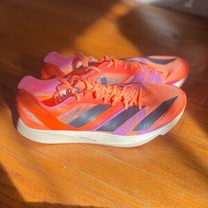 Men’s Size 10.5 - Adidas Adizero Takumi Sen 8 Beam Orange